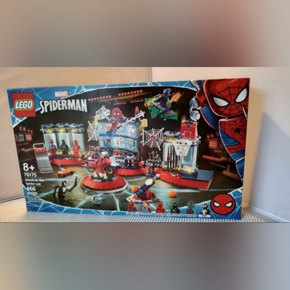 Lego 76175 Marvel Spiderman Attack on the Spider Lair NWT Building Toy Set - Picture 2 of 4